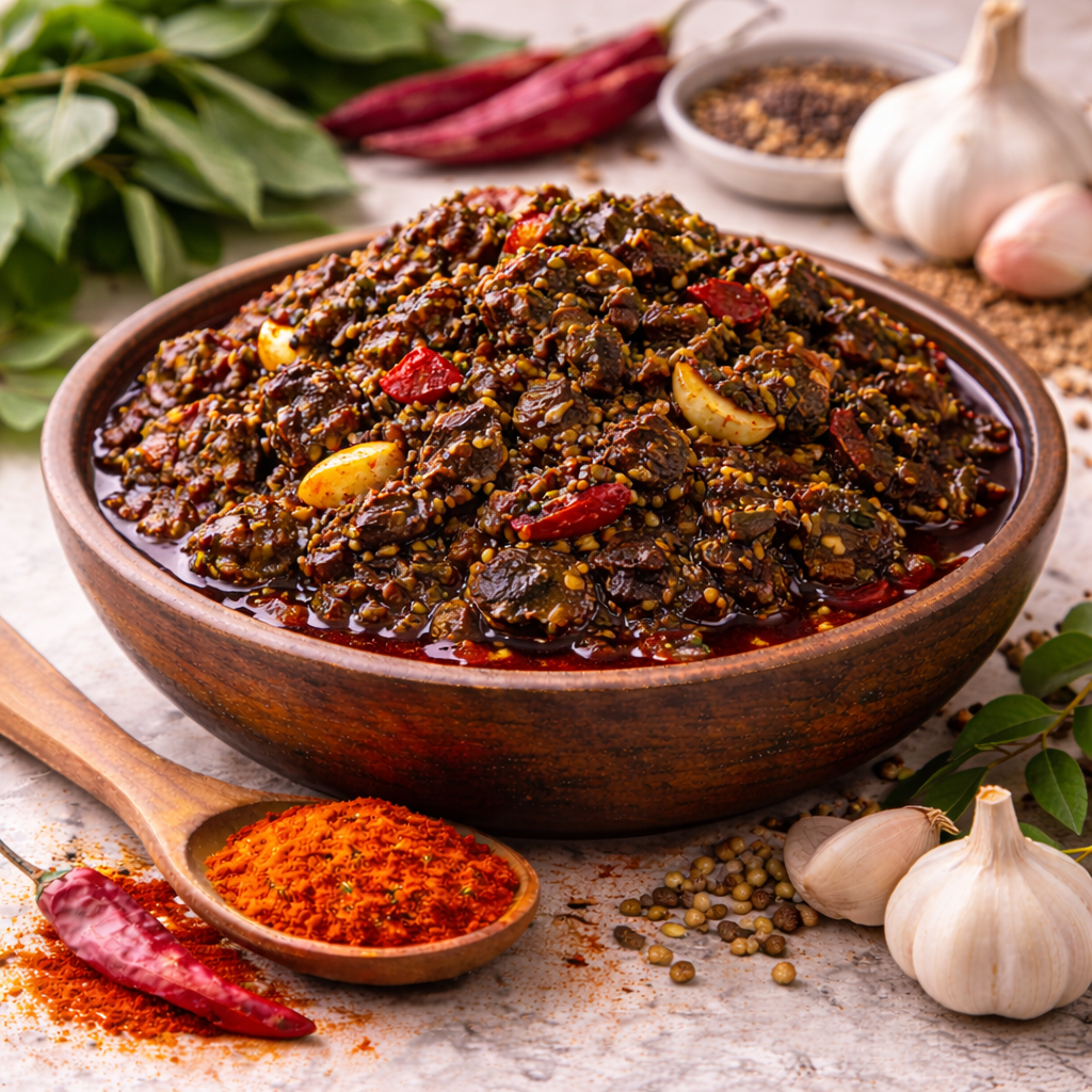 Homemade Gongura Pickle