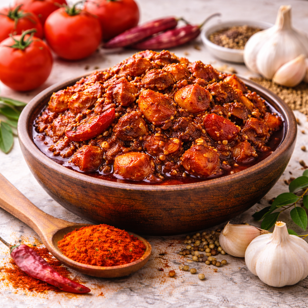 Homemade Tomato Pickle