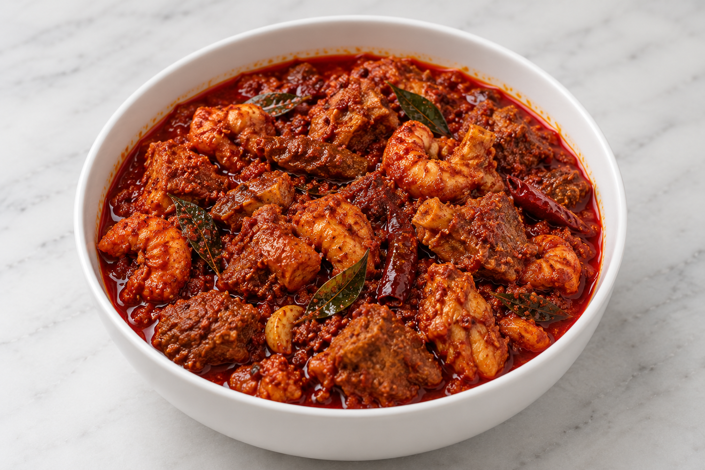 Homemade mixed nonveg pickle