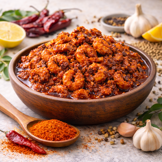 Homemade Prawn Pickle